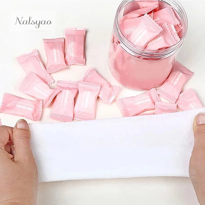 50枚入り圧縮タオル 旅行用使い捨てコットン不織布フェイスタ - Home Textiles Face Towel のレビューと価格
