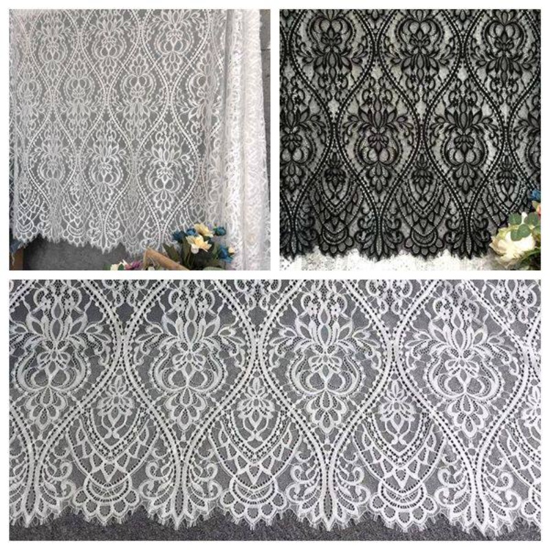 3メートル厚のヨーロピアンスタイルのアイラッシュレースDIY - Home Textiles Importers In Usa のレビューと価格