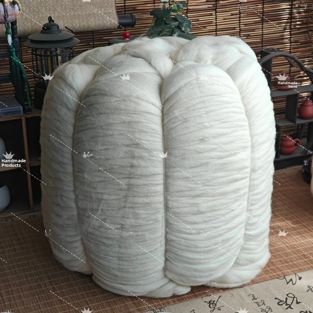 手作りウールフェルトベースウールストリップDIY詰め物ウール - Home Textiles & Decorations のレビューと価格