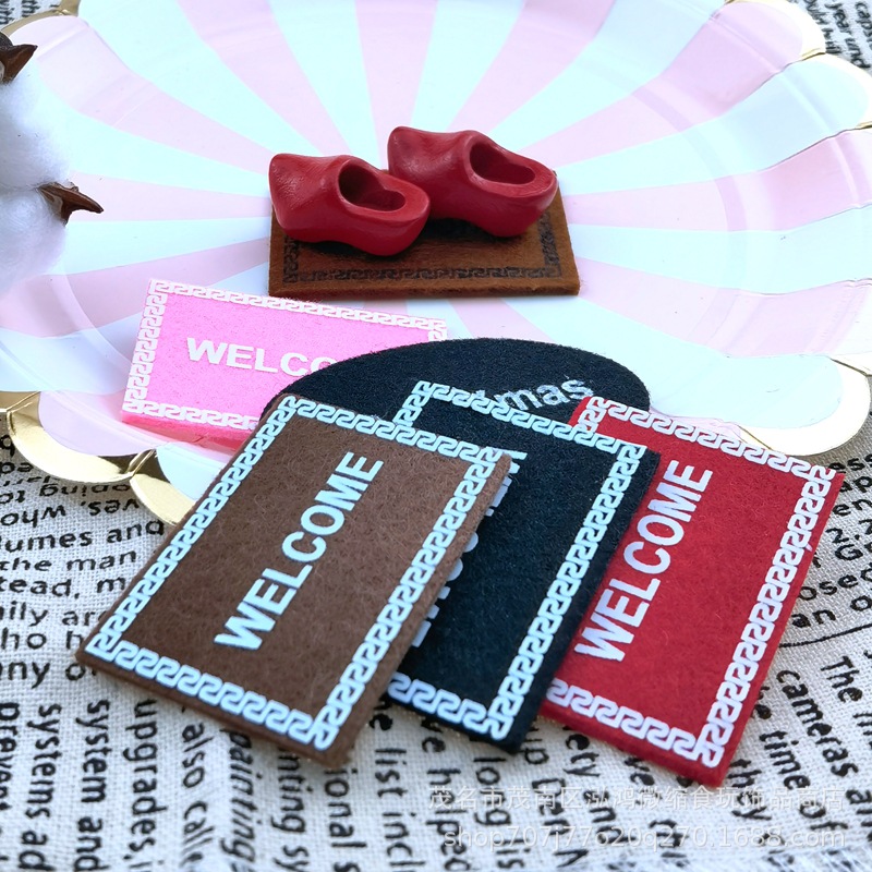 6 個 1:12 ドールハウスミニチュア不織布カーペットマッ - Home Textile のレビューと価格
